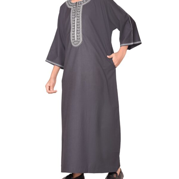 Gandoura Enfant - Gris foncé