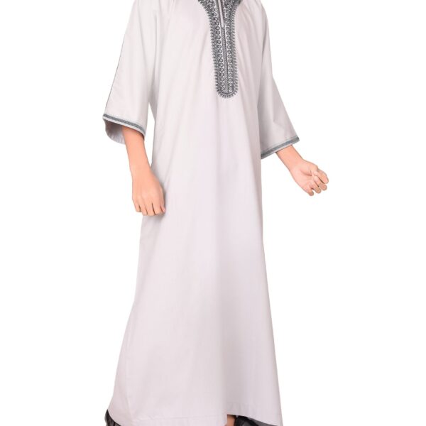 Gandoura Enfant - Gris clair